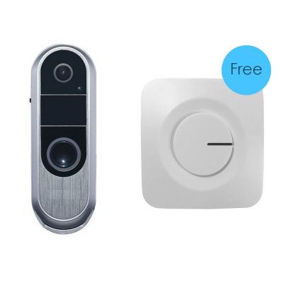 smart video doorbell camera with free chime